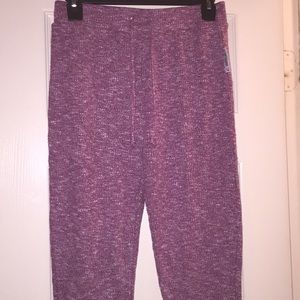 Gymshark slounge leggings in deep plum!